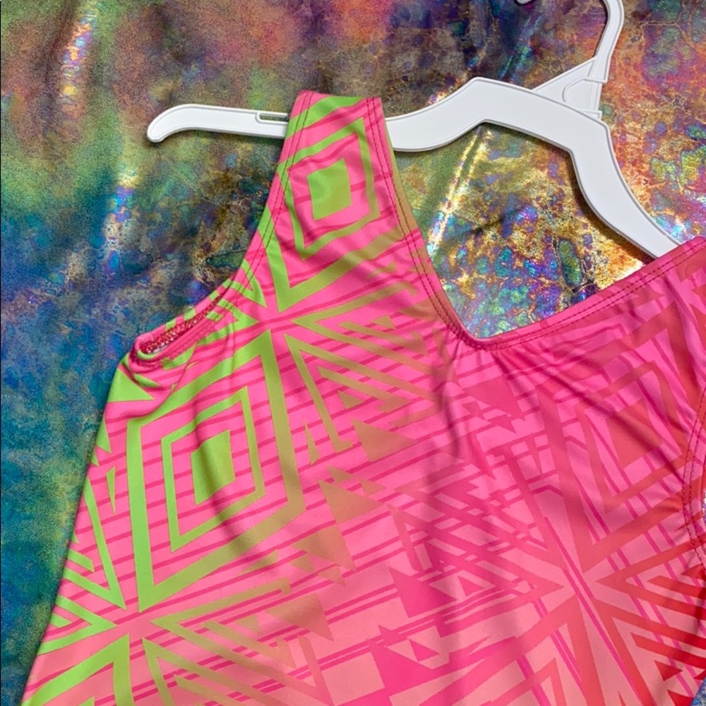 GK ELITE x LAURIE HERNANDEZ Aztec Party Leotard - Picture 6 of 8